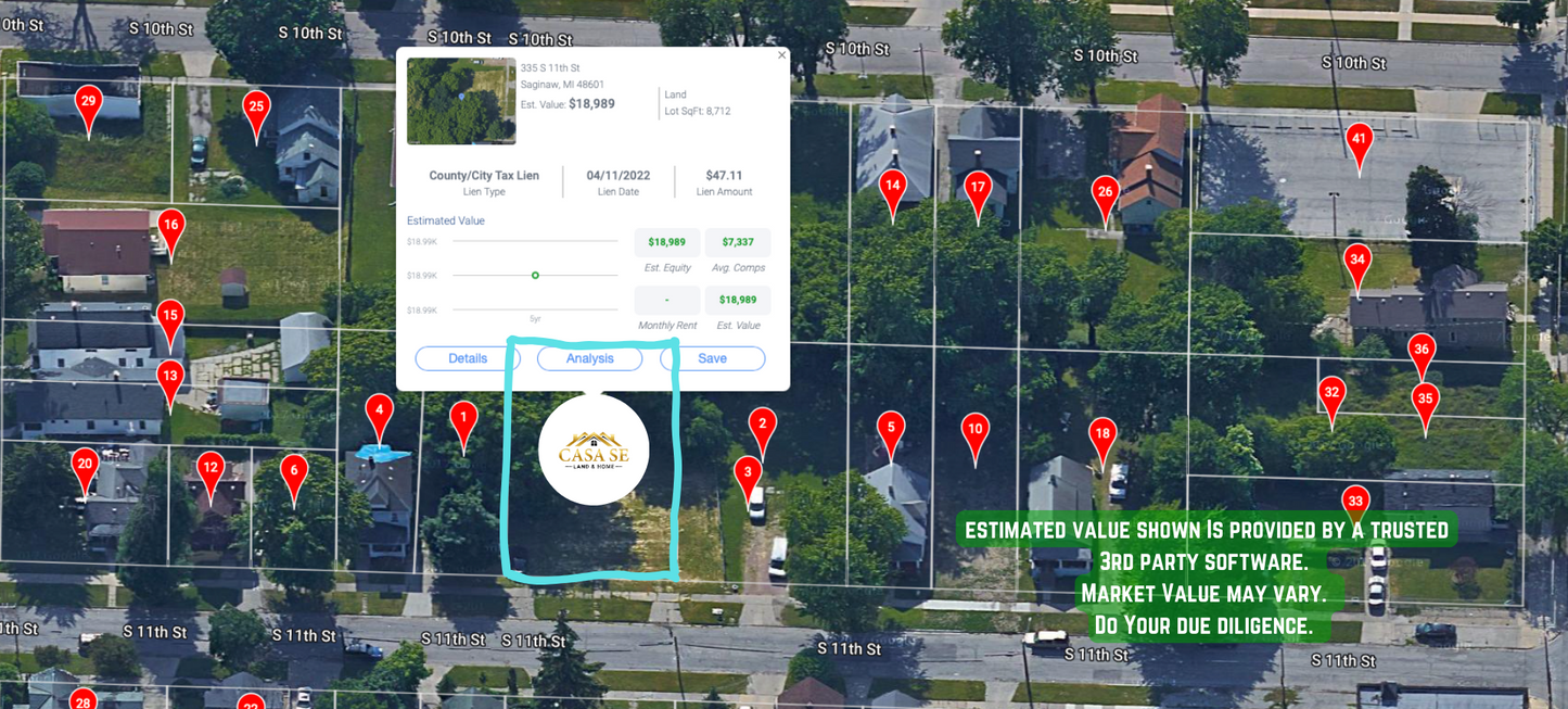 .2 Acre Lot- Saginaw, Michigan
